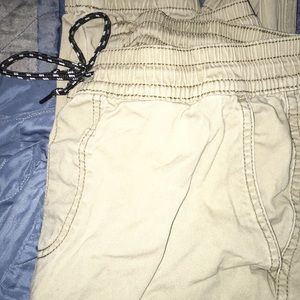 Tan joggers
